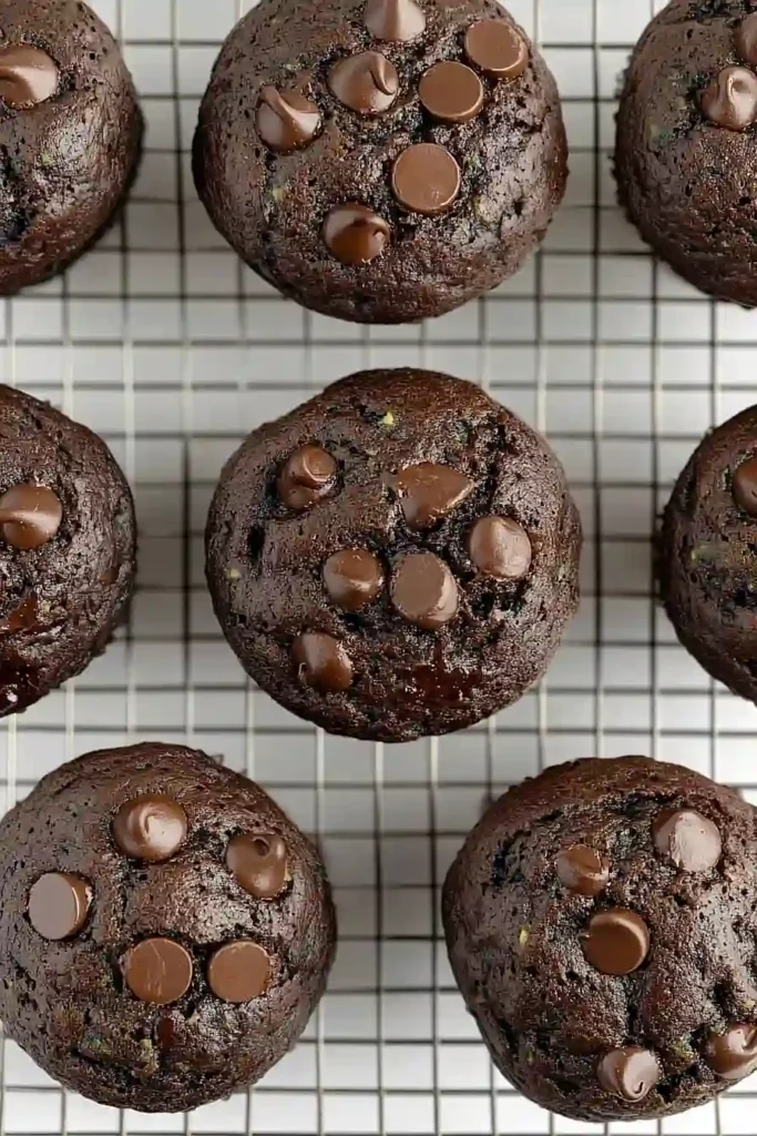 chocolate zucchini bread muffins