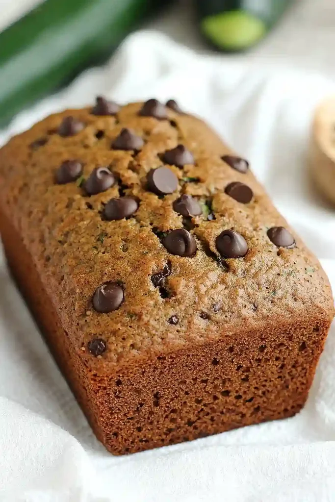 vegan chocolate chip zucchini bread