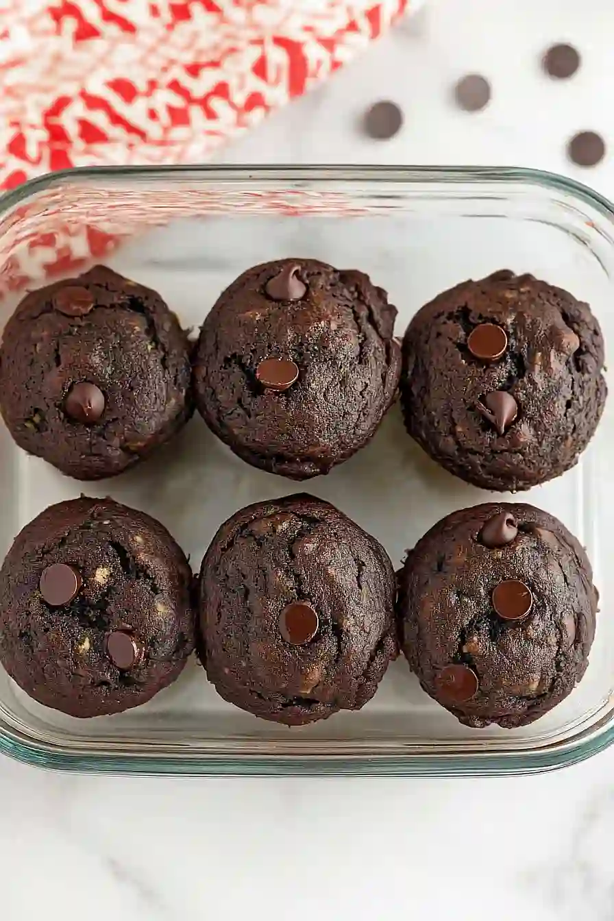 chocolate zucchini bread muffins