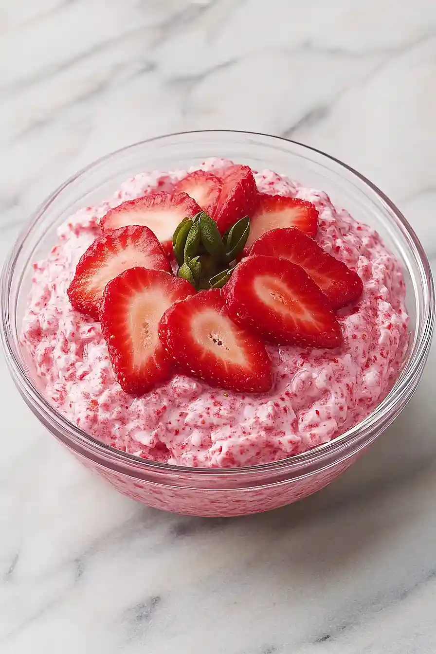 keto strawberry jello salad