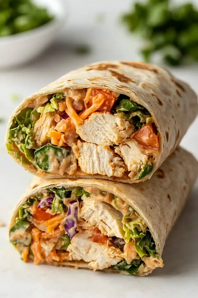 bbq chicken wraps