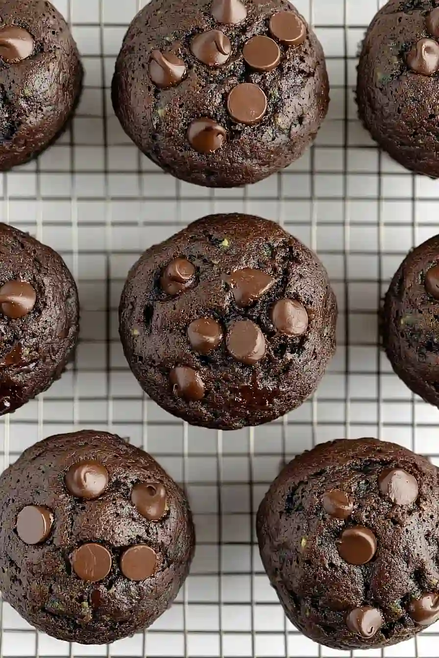 chocolate zucchini bread muffins
