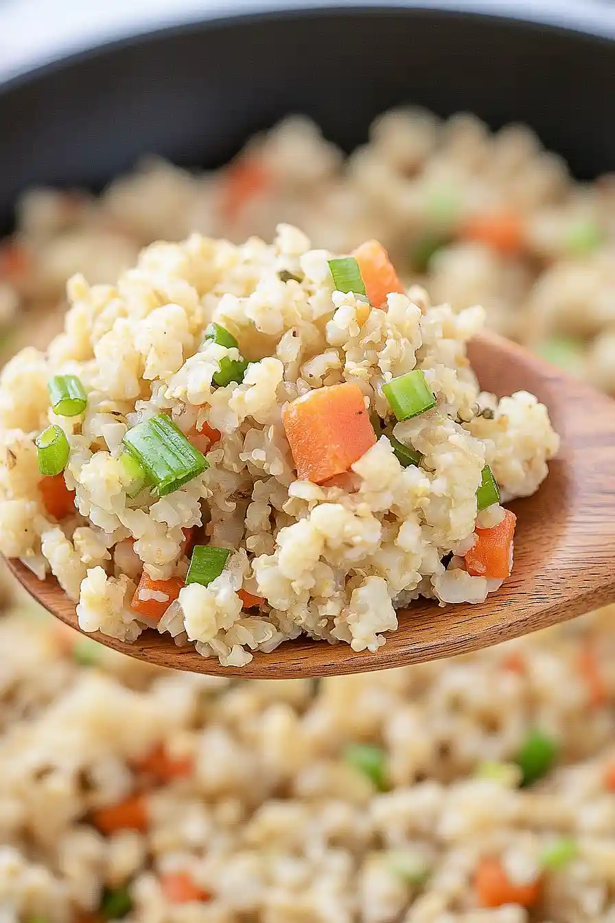 keto cauliflower fried rice 